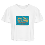 Amazing Superhero - Women's Cropped T-Shirt - white