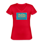 Amazing Superhero - Women's V-Neck T-Shirt - red