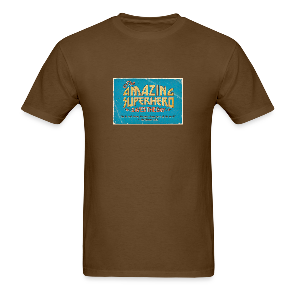Amazing Superhero - Unisex Classic T-Shirt - brown