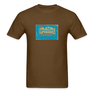 Amazing Superhero - Unisex Classic T-Shirt - brown