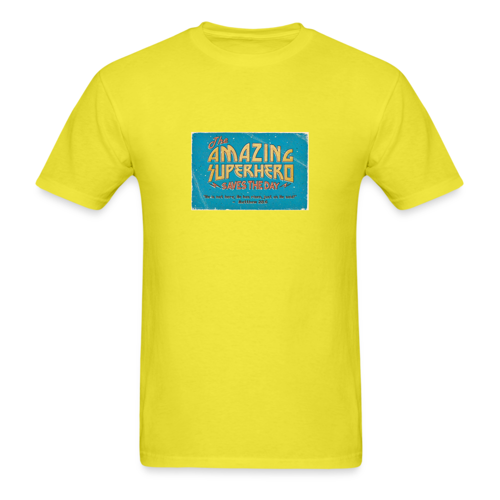 Amazing Superhero - Unisex Classic T-Shirt - yellow