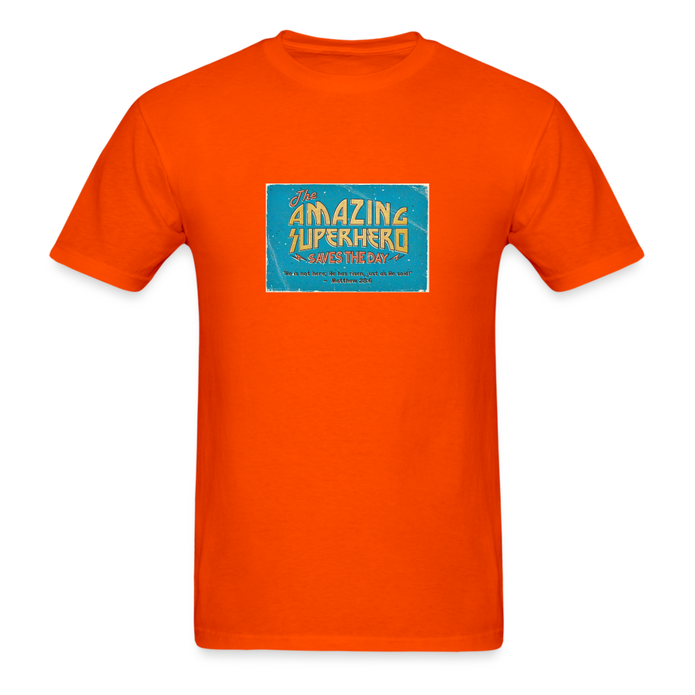 Amazing Superhero - Unisex Classic T-Shirt - orange