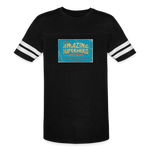 Amazing Superhero - Vintage Sport T-Shirt - black/white