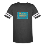 Amazing Superhero - Vintage Sport T-Shirt - vintage smoke/white
