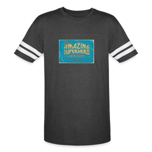 Amazing Superhero - Vintage Sport T-Shirt - vintage smoke/white