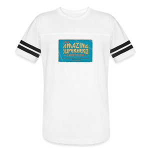 Amazing Superhero - Vintage Sport T-Shirt - white/black