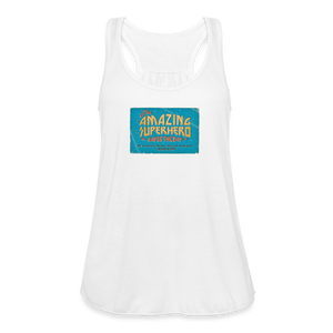 Amazing Superhero - Women's Flowy Tank Top - white