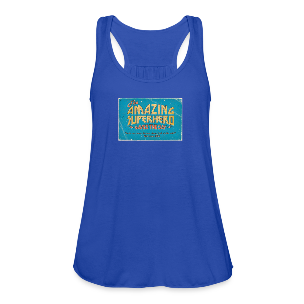 Amazing Superhero - Women's Flowy Tank Top - royal blue