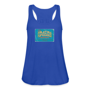 Amazing Superhero - Women's Flowy Tank Top - royal blue
