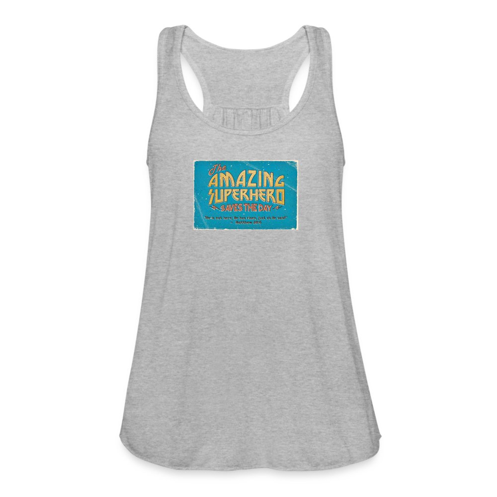 Amazing Superhero - Women's Flowy Tank Top - heather gray