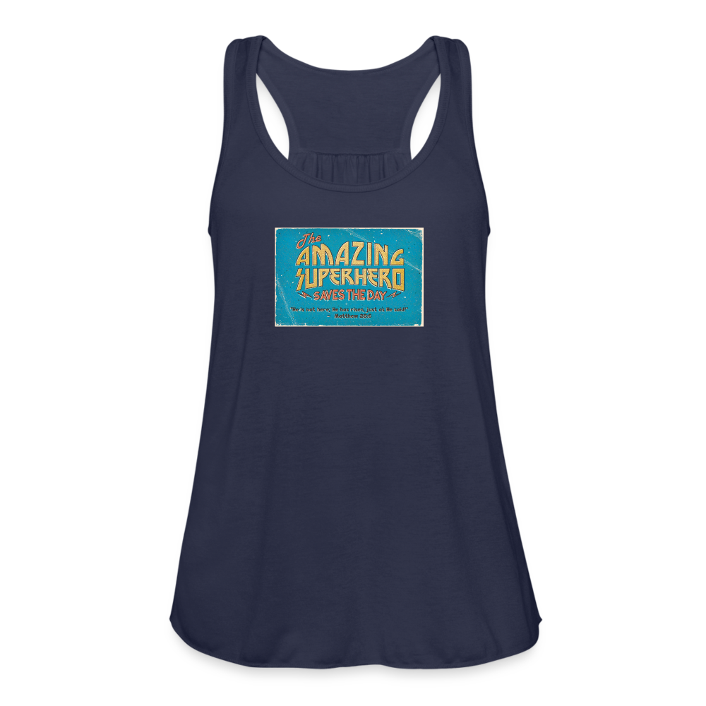 Amazing Superhero - Women's Flowy Tank Top - navy