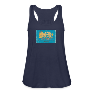 Amazing Superhero - Women's Flowy Tank Top - navy