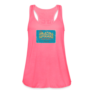 Amazing Superhero - Women's Flowy Tank Top - neon pink