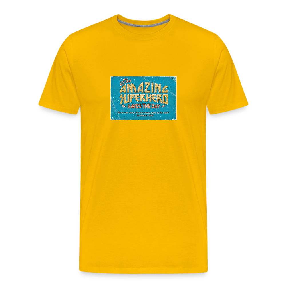 Amazing Superhero - Unisex Premium T-Shirt - sun yellow