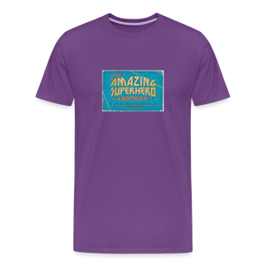Amazing Superhero - Unisex Premium T-Shirt - purple