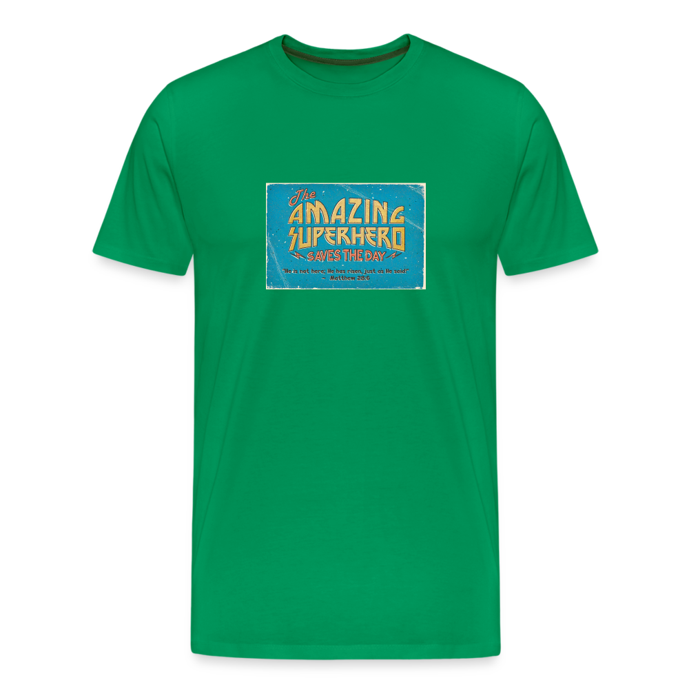 Amazing Superhero - Unisex Premium T-Shirt - kelly green