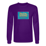 Amazing Superhero - Men's Long Sleeve T-Shirt - purple