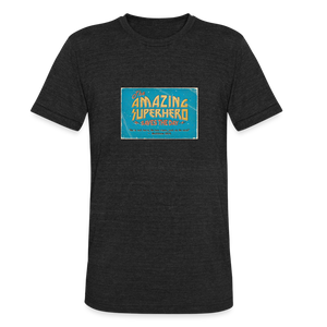 Amazing Superhero - Unisex Tri-Blend T-Shirt - heather black