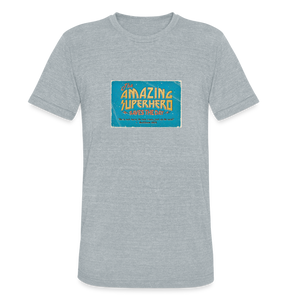 Amazing Superhero - Unisex Tri-Blend T-Shirt - heather grey
