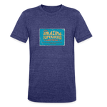 Amazing Superhero - Unisex Tri-Blend T-Shirt - heather indigo