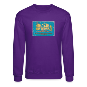 Amazing Superhero - Crewneck Sweatshirt - purple