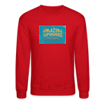 Amazing Superhero - Crewneck Sweatshirt - red