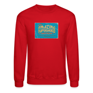 Amazing Superhero - Crewneck Sweatshirt - red