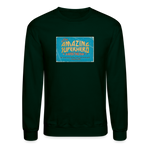 Amazing Superhero - Crewneck Sweatshirt - forest green
