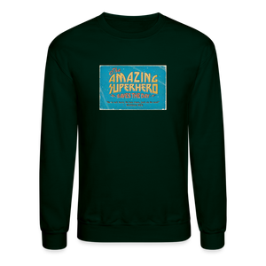 Amazing Superhero - Crewneck Sweatshirt - forest green