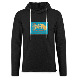 Amazing Superhero - Unisex Lightweight Terry Hoodie - charcoal grey