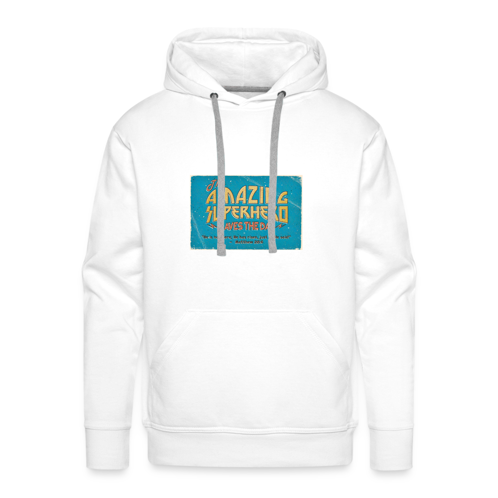 Amazing Superhero - Unisex Premium Hoodie - white