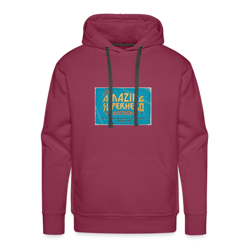 Amazing Superhero - Unisex Premium Hoodie - burgundy