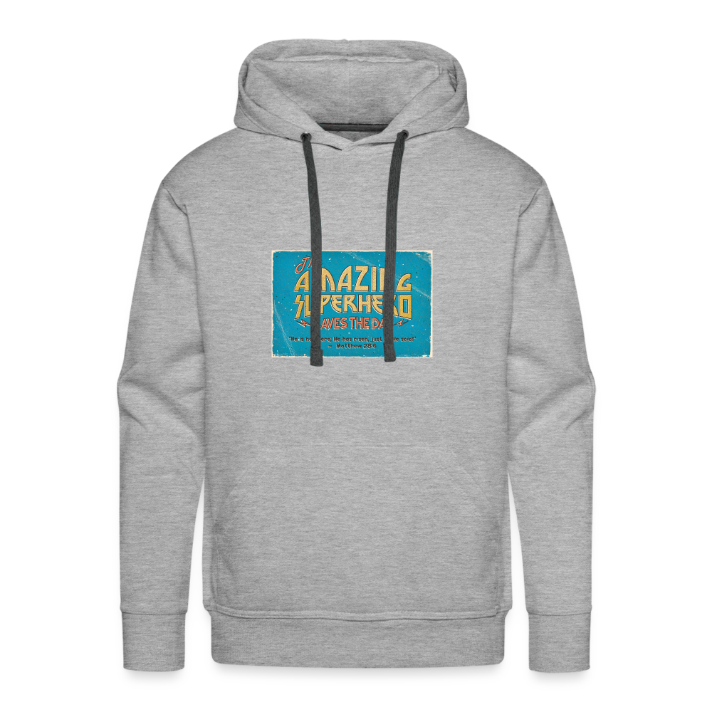 Amazing Superhero - Unisex Premium Hoodie - heather grey