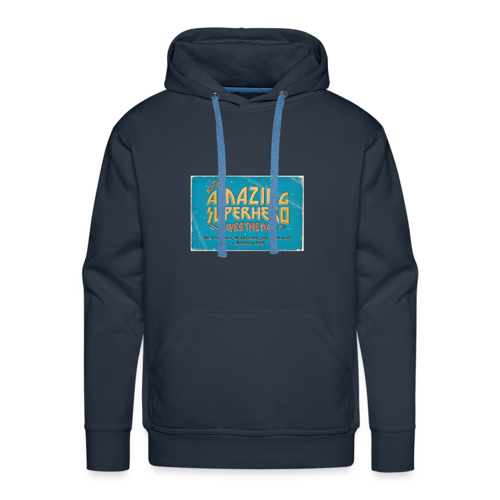 Amazing Superhero - Unisex Premium Hoodie - navy