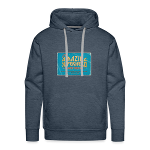 Amazing Superhero - Unisex Premium Hoodie - heather denim