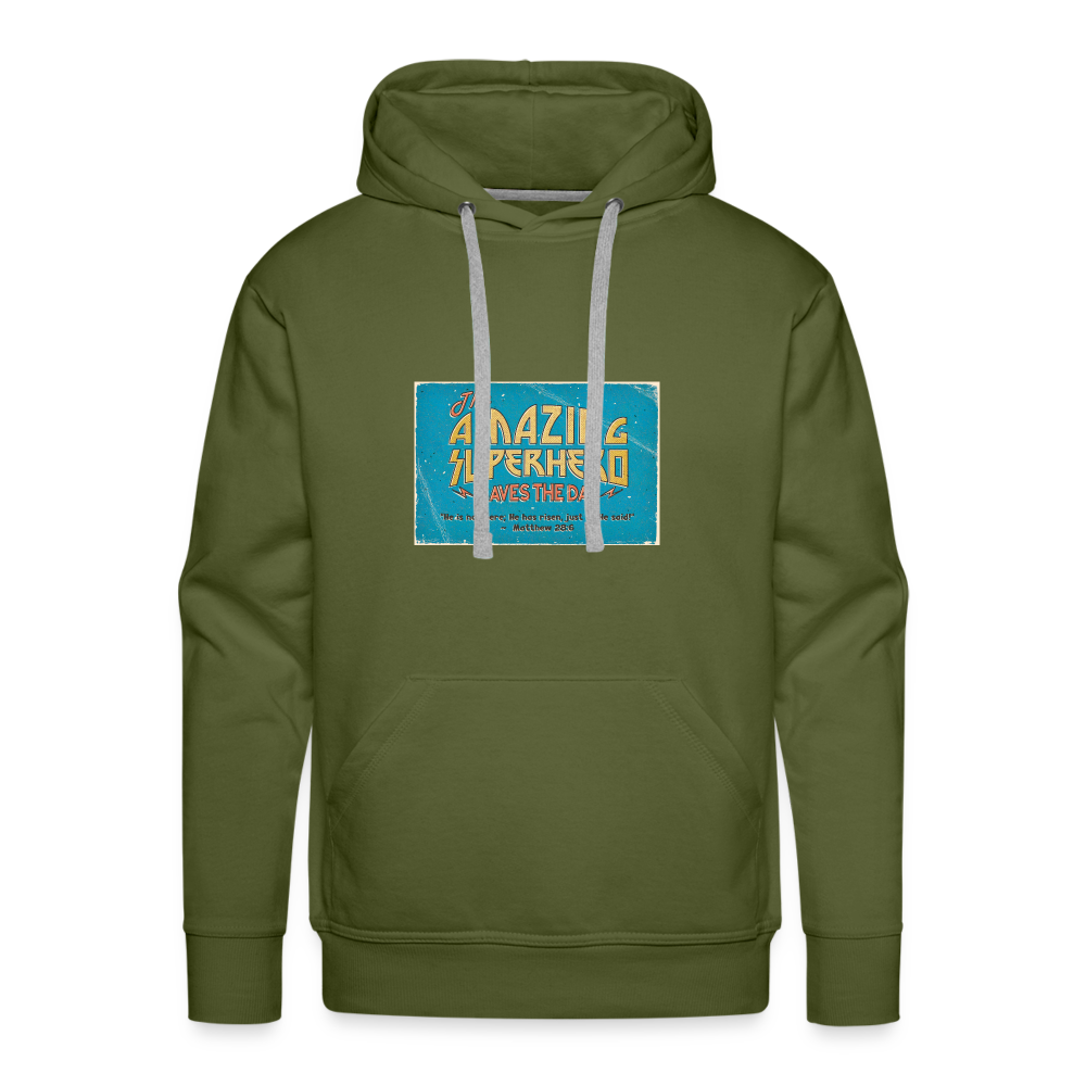 Amazing Superhero - Unisex Premium Hoodie - olive green