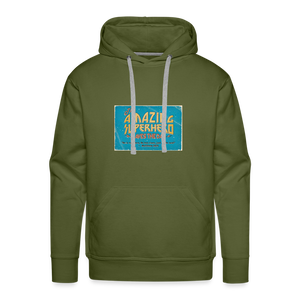 Amazing Superhero - Unisex Premium Hoodie - olive green