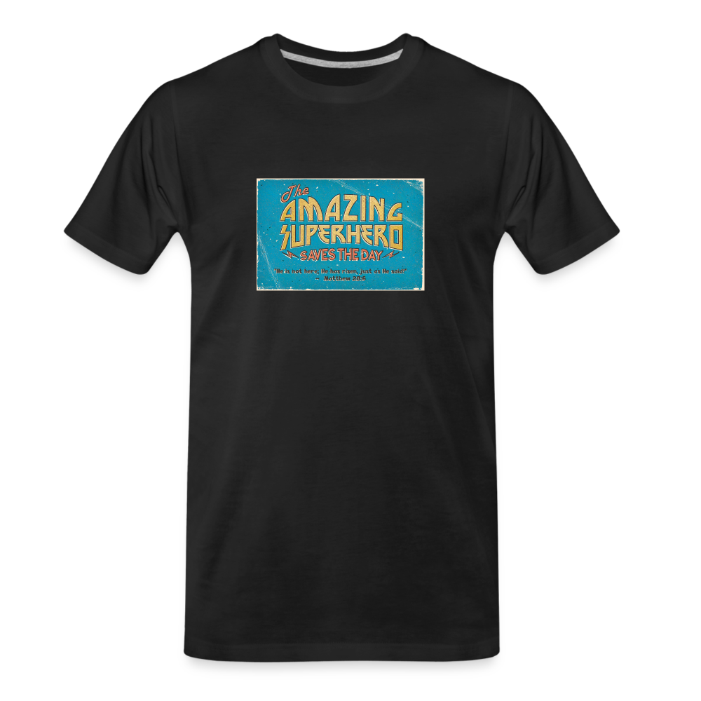 Amazing Superhero - Men’s Premium Organic T-Shirt - black