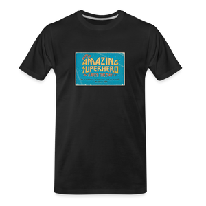 Amazing Superhero - Men’s Premium Organic T-Shirt - black