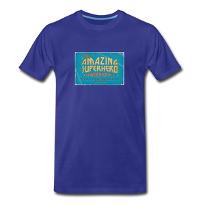 Amazing Superhero - Men’s Premium Organic T-Shirt - royal blue