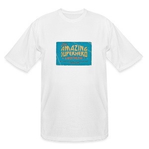 Amazing Superhero - Men's Tall T-Shirt - white