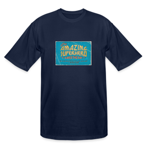 Amazing Superhero - Men's Tall T-Shirt - navy