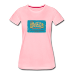Amazing Superhero - Women’s Premium Organic T-Shirt - pink