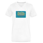 Amazing Superhero - Men's V-Neck T-Shirt - white