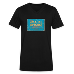 Amazing Superhero - Men's V-Neck T-Shirt - black