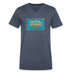 Amazing Superhero - Men's V-Neck T-Shirt - heather navy