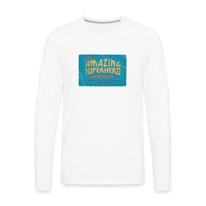 Amazing Superhero - Men's Premium Long Sleeve T-Shirt - white