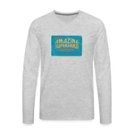 Amazing Superhero - Men's Premium Long Sleeve T-Shirt - heather gray