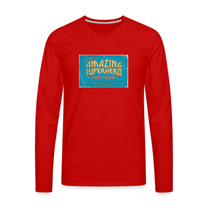 Amazing Superhero - Men's Premium Long Sleeve T-Shirt - red