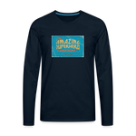 Amazing Superhero - Men's Premium Long Sleeve T-Shirt - deep navy